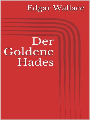 cover image of Der Goldene Hades